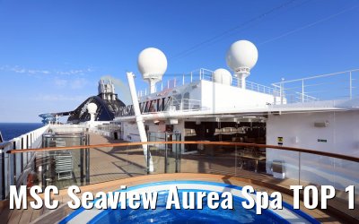 MSC Seaview Aurea Spa TOP 19 evening view
