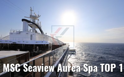 MSC Seaview Aurea Spa TOP 19 evening view
