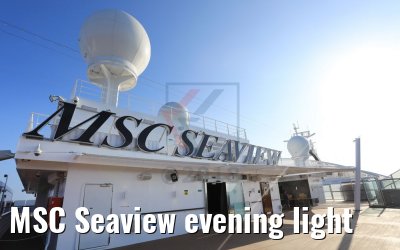 MSC Seaview evening light