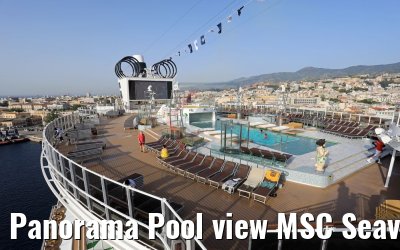 Panorama Pool view MSC Seaview