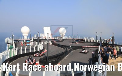 Kart Race aboard Norwegian Bliss