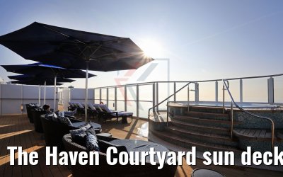 The Haven Courtyard sun deck Norwegian Bliss