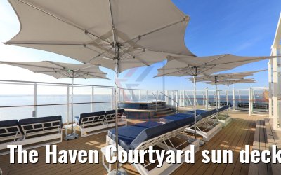 The Haven Courtyard sun deck Norwegian Encore