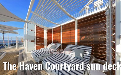 The Haven Courtyard sun deck Norwegian Encore