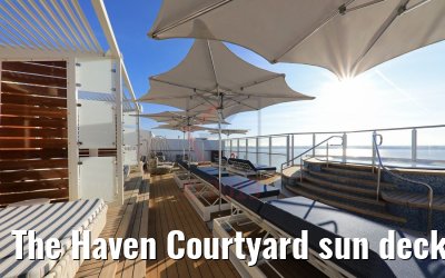 The Haven Courtyard sun deck Norwegian Encore