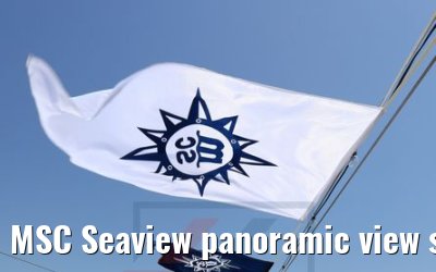 MSC Seaview panoramic view sundeck and Panorama Pool