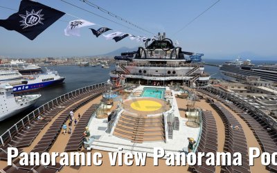 Panoramic view Panorama Pool and sundeck MSC Seaview