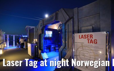 Laser Tag at night Norwegian Bliss