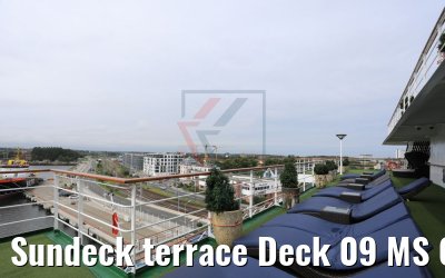 Sundeck terrace Deck 09 MS Columbus