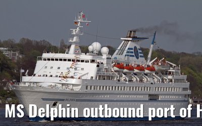 MS Delphin outbound port of Hamburg - May 04, 2013