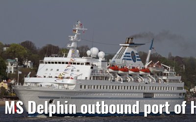 MS Delphin outbound port of Hamburg - May 04, 2013