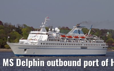 MS Delphin outbound port of Hamburg - May 04, 2013