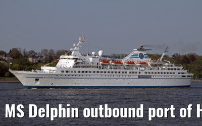 MS Delphin outbound port of Hamburg - May 04, 2013
