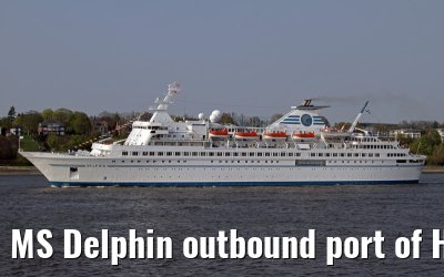 MS Delphin outbound port of Hamburg - May 04, 2013