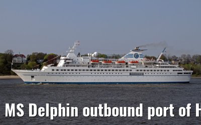 MS Delphin outbound port of Hamburg - May 04, 2013