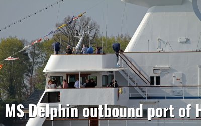 MS Delphin outbound port of Hamburg - May 04, 2013