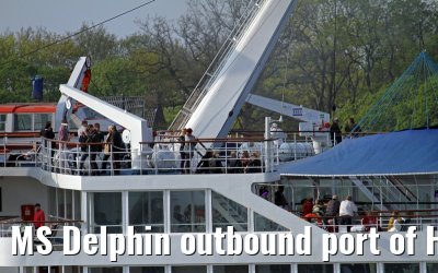 MS Delphin outbound port of Hamburg - May 04, 2013