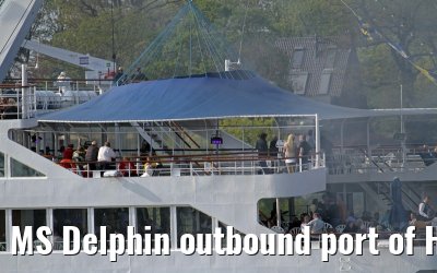 MS Delphin outbound port of Hamburg - May 04, 2013