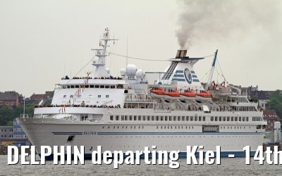 DELPHIN departing Kiel - 14th May 2012