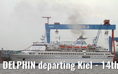 DELPHIN departing Kiel - 14th May 2012