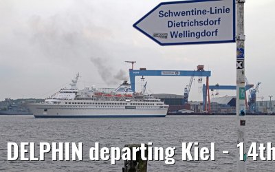 DELPHIN departing Kiel - 14th May 2012
