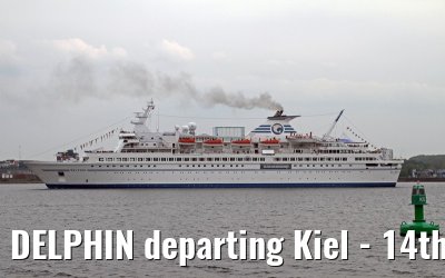 DELPHIN departing Kiel - 14th May 2012