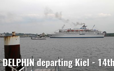 DELPHIN departing Kiel - 14th May 2012