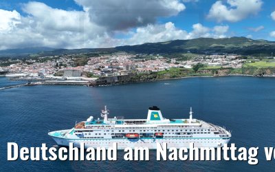 Deutschland am Nachmittag vor Angra do Heroismo, Terceira