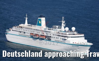 Deutschland approaching Travemünde 11.05.2017