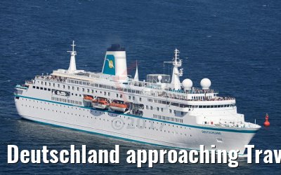 Deutschland approaching Travemünde 11.05.2017