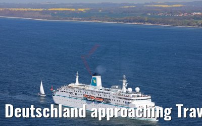 Deutschland approaching Travemünde 11.05.2017