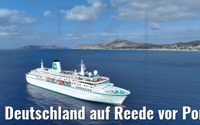 Deutschland auf Reede vor Porto Santo