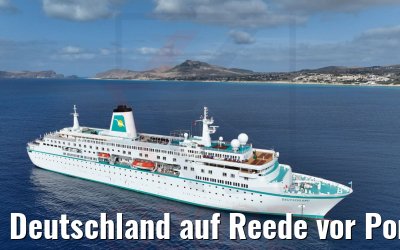 Deutschland auf Reede vor Porto Santo