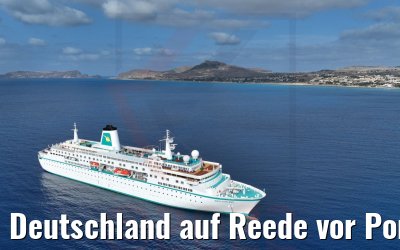 Deutschland auf Reede vor Porto Santo