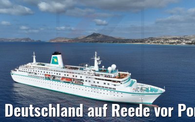 Deutschland auf Reede vor Porto Santo