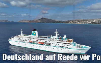 Deutschland auf Reede vor Porto Santo