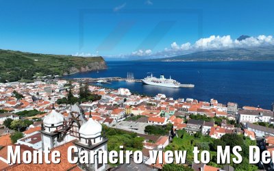 Monte Carneiro view to MS Deutschland