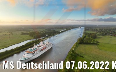 MS Deutschland 07.06.2022 Kiel Canal