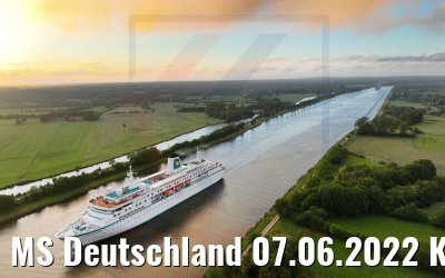 MS Deutschland 07.06.2022 Kiel Canal