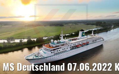 MS Deutschland 07.06.2022 Kiel Canal