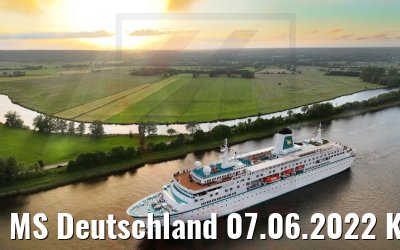 MS Deutschland 07.06.2022 Kiel Canal