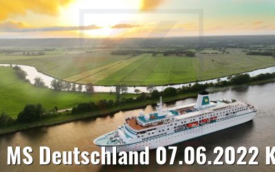 MS Deutschland 07.06.2022 Kiel Canal
