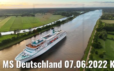 MS Deutschland 07.06.2022 Kiel Canal