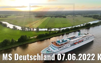 MS Deutschland 07.06.2022 Kiel Canal