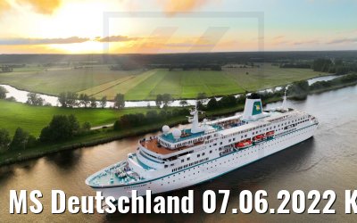 MS Deutschland 07.06.2022 Kiel Canal