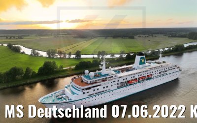 MS Deutschland 07.06.2022 Kiel Canal