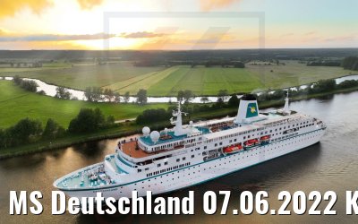 MS Deutschland 07.06.2022 Kiel Canal