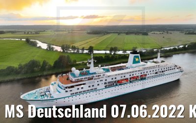 MS Deutschland 07.06.2022 Kiel Canal