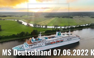 MS Deutschland 07.06.2022 Kiel Canal