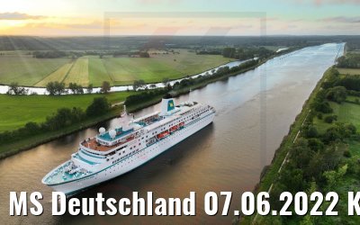 MS Deutschland 07.06.2022 Kiel Canal